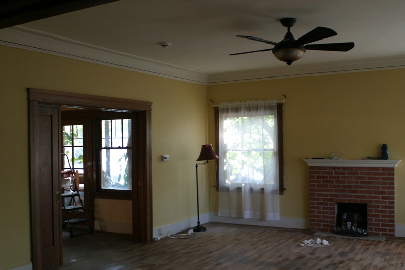 Northeast corner of the living room